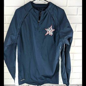 NY Yankees Men's Medium Windbreaker Jacket Removab